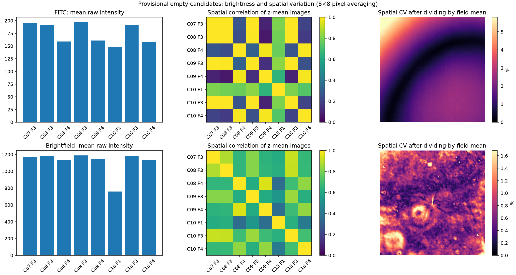 First-experiment candidate variation